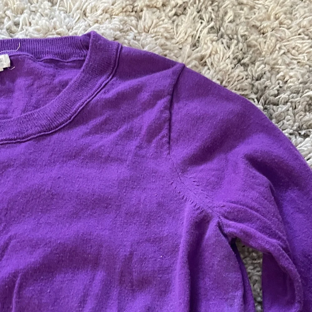 J. Crew Vibrant Purple Crew Neck‎ Sweater